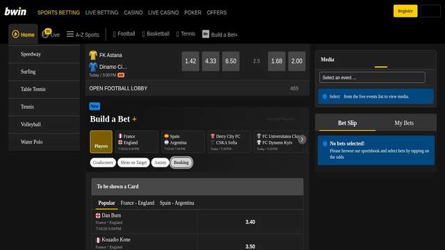 Bwin casino screenshot